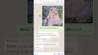 Pov: Aku tidak secantik Aisyah.. || #fakechat [Ifake] || #pov #cadar #semogarame #rameinyuk #fypシ