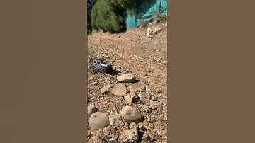 Wpl C24 rc car Wrangler - some suspension flex