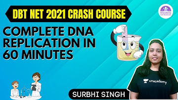 Complete DNA Replication in 60 Minutes | DBT NET 2021 | for CSIR NET By Surbhi Singh