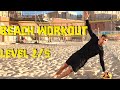 Beachvolley workout 1  level 25