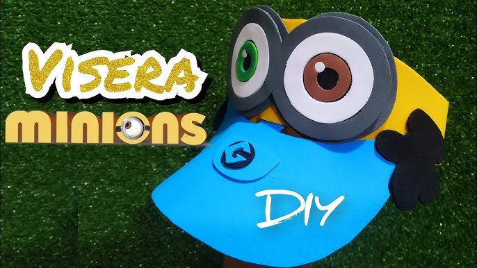 Minions / Gorra Minions de foami / Cachucha de Minions / jockey de Minions  / Gorra de goma Eva