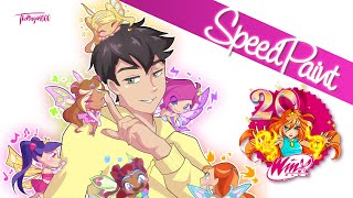 [SPEEDPAINT] Winx Club - 🩷#20YearsOfWinxClub🩷  + STORYTIME
