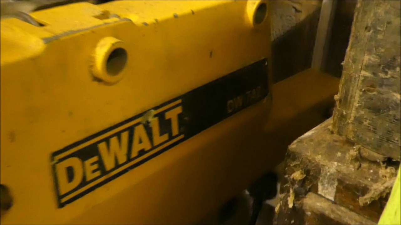 DEWALT DW 743 - YouTube