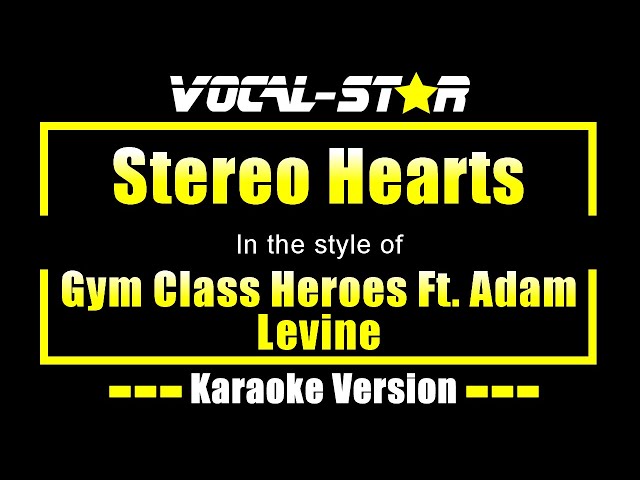 my hearts a stereo karaoke