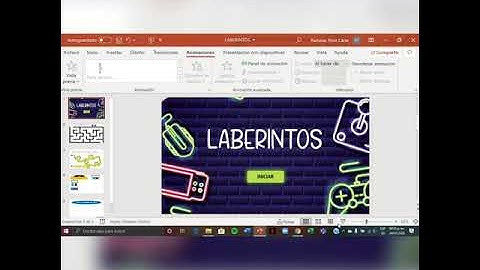 TUTORIAL LABERINTO EN POWER POINT