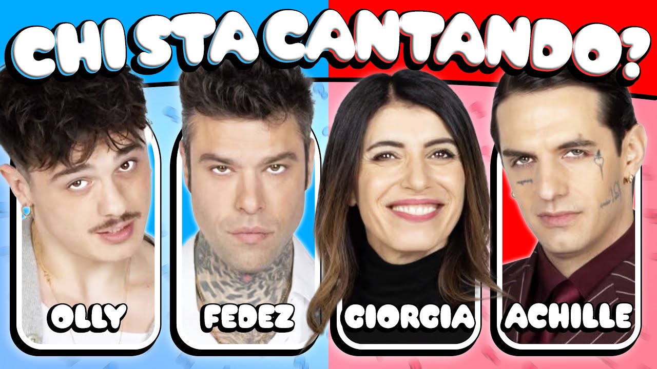 Indovina il Cantante della Canzone di SANREMO 2025🎤 Quiz Sanremo 2025 ...