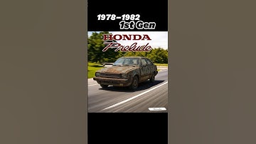 Honda Prelude Evolution (1978-2025)