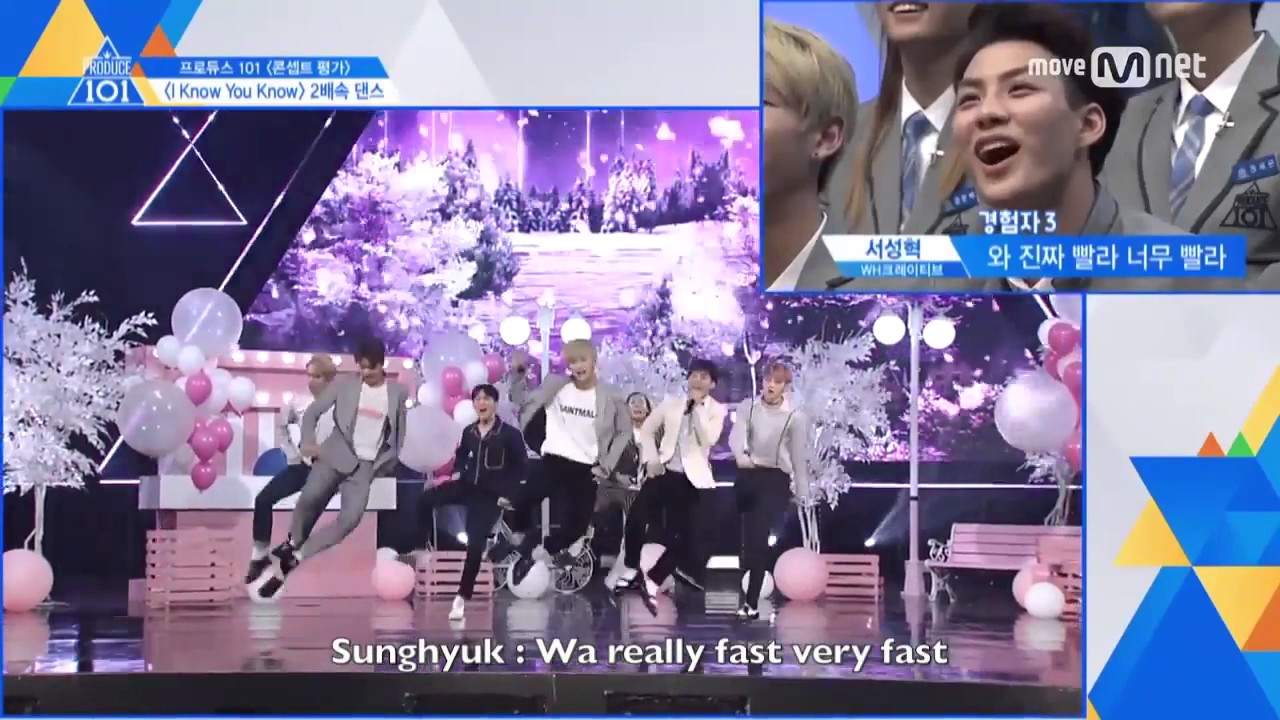 [PRODUCE 101 SEASON 2] 2X speed dance I know you know eng sub - YouTube