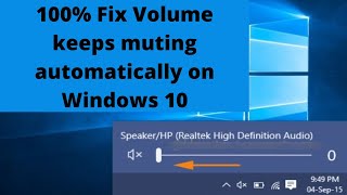 4 Ways To Fix Volume keeps muting automatically on Windows 10 screenshot 3