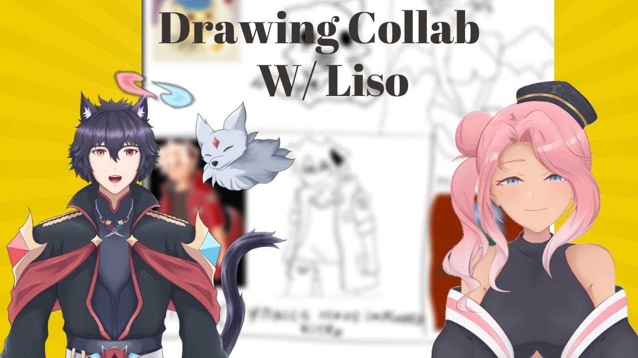 【Drawing collab】Making Art w/ LisonariCh YouTube