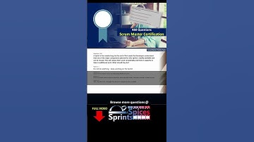 Scrum Master Certification Question 331 #agile #scrum #scrumcertification  #scrummaster #psm