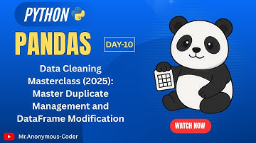 Pandas Data Cleaning Masterclass (2025): Master Duplicate Management and DataFrame Modification
