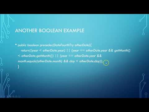 4.7 Methods That Return a Boolean Value