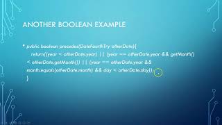 4.7 Methods That Return a Boolean Value