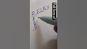 RELAX full form #shorts #learnenglish #acronyms #learnfullforms #fullform #english