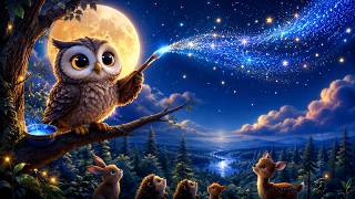 Bedtime Story for Kids: The Soft Moonlight-Silver Grey Owl and the Painted Night Sky | Bedtime