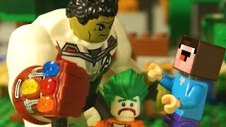 LEGO Мстители и НУБик Майнкрафт - Лего Марвел ХАЛК - Анимация LEGO Мстители и НУБик Майнкрафт - Лего Марвел ХАЛК - Анимация