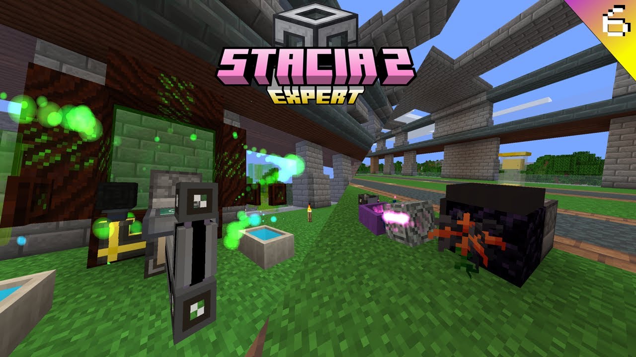 Stacia 2 Expert - 6 - Moon, Laser Mining and Botania - YouTube