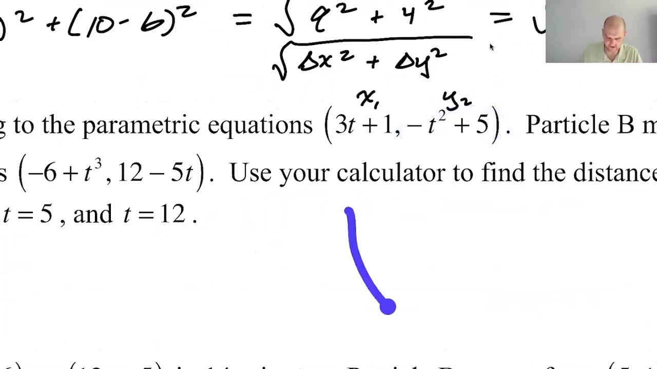 Parametric Distance Formula Pg 187 Pt 2 YouTube parametric-distance-formula-pg-187-pt-2-youtube