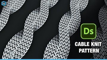 Making Stylized Cable Knit Wool Pattern in Substance Designer | shift 4 cube