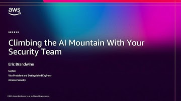 AWS re:Invent 2025 - Climbing the AI Mountain With Your Security Team (SEC319)