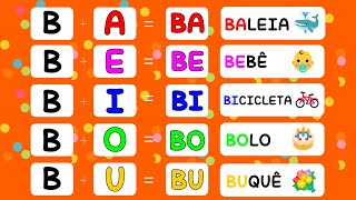 Família silábica completa / Alfabetização infantil / Vídeo educativo/ Silabário screenshot 2