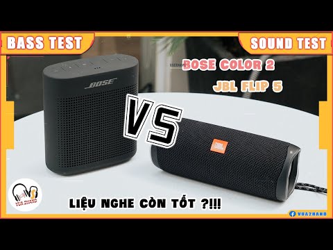 BOSE Soundlink Color 2 & JBL Flip 5 solo  Sound Test - Bose chất ?