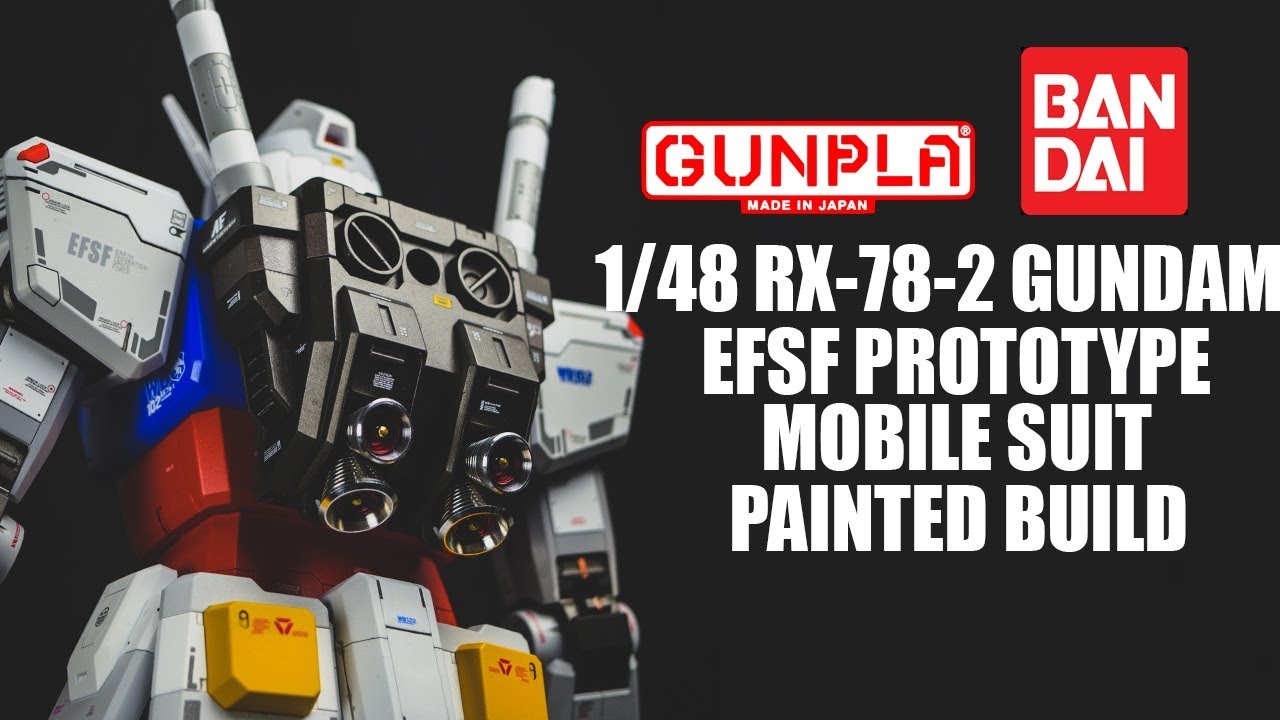 Bandai Hobby 1/48 Mega Size Gundam RX-78-2 Build and Review 