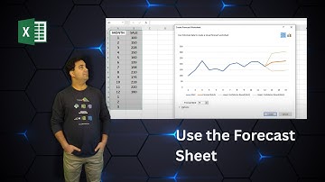 How to Use the Forecast Sheet