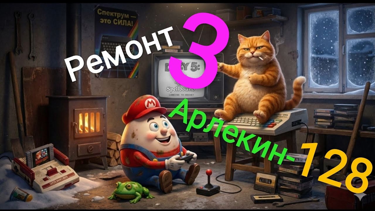 Чиним ZX Арлекин-128. Сладкая победа.