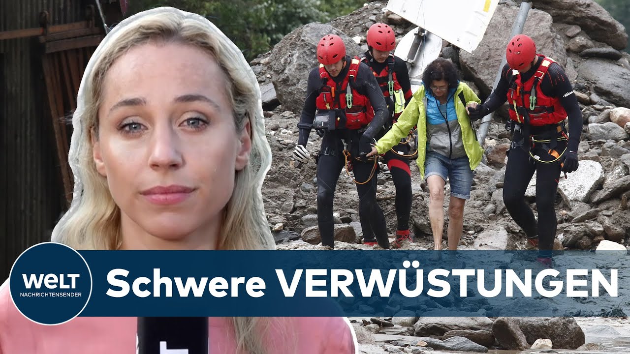 SCHWERE UNWETTER in KÄRNTEN: Ortschaften verwüstet - Häuser durch Murenabgänge verschüttet