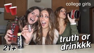 COLLEGE GIRLS PLAY TRUTH OR DRINK (we