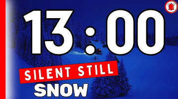 ⌛ 13 minute timer without music (no music with alarm)