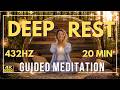 Guided Nervous System Reset Meditation | 22 Min to let go of Stress &amp; Deep Relaxation with 432Hz