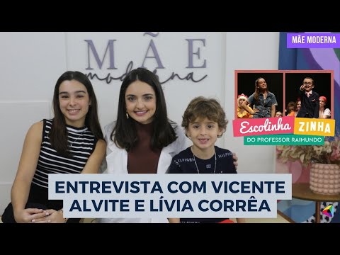 Vicente Alvite e Lívia Corrêa falam sobre a “Escolinhazinha do Professor Raimundo” | Mãe Moderna