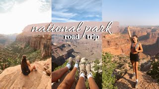 southern utah national park road trip w/ my friend! | arches, canyonlands, grand canyon, zion, bryce