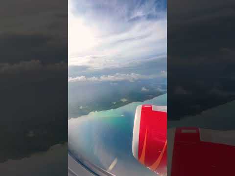 Andaman Landing! 😍🤩✨ #andaman #landing #beautiful #airindiaexpress #badmasboi
