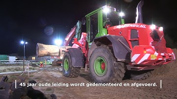 ombouw persleiding RWZI 