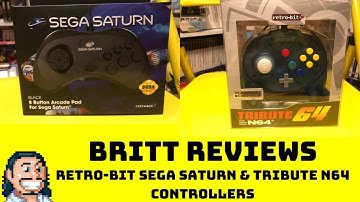 N64 Tribute and SEGA Saturn Retrobit Controller Review and Impressions Video