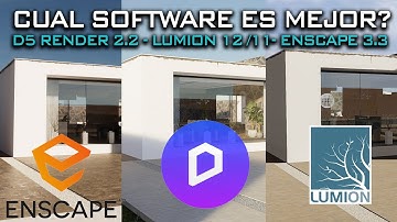 LUMION VS ENSCAPE VS D5 RENDER EN 2022