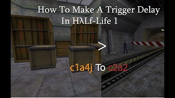 Half-Life 1.Trigger Delay. From Blast Pist to On Rails.(Scripted)