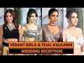 UNCUT - Nia Sharma, Bhumi Pednekar &amp; Others At Wedding Reception Of Vedant Birla &amp; Tejal Kulkarni