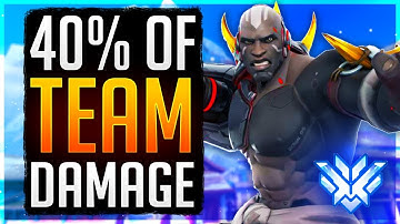 INSANE DOOMFIST GAME 39% of Team Damage!? Top 500 Doomfist Role Queue (Samito Overwatch)