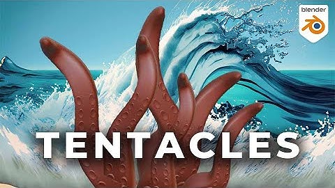 Blender Tutorial: Creating Tentacles with Curves and Array Modifier