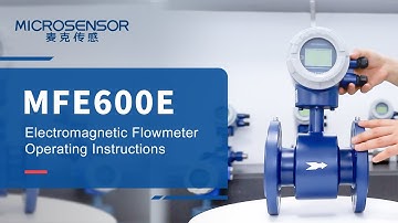 MFE600E Electromagnetic Flowmeter Operating Instruction