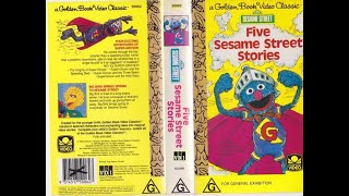 A Golden Book Video Classic Sesame Street Five Sesame Street Stories