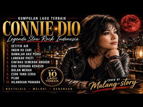 CONNIE DIO – 10 LAGU TERBAIK | SLOW ROCK NOSTALGIA YANG BIKIN RINDU cover Malang_story