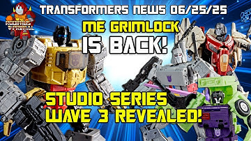 GRIMLOCK Returns! Studio Series Wave 3 Revealed!
