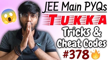 JEE Main 2022: Chemistry Tukka Tricks🔥🔥🔥| Tricks & Cheat Codes #378 [COMBO Course In Description]