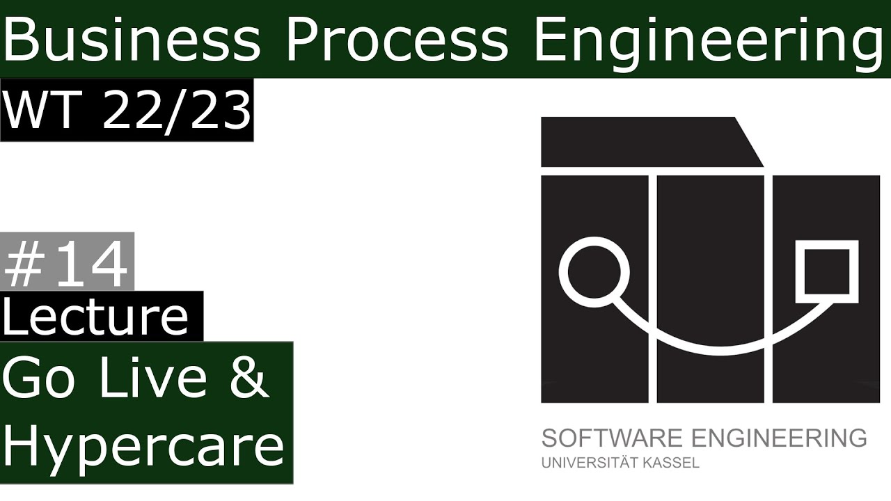 WT22/23 Business Process Engineering Lecture 14 Go Live & Hypercare ...